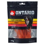 ONTARIO Měkké kuřecí proužky pro psy 70 g