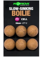 Korda plastic wafter slow-sinking boilie cell - 18 mm 6 ks