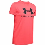 Dámské triko Under Armour Graphic Sportstyle Classic Crew  Rush Red  S