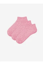 LC Waikiki Lcw Women's Plain Ankle Socks 3 Pack