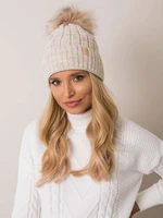 RUE PARIS Beige winter hat