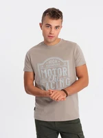 Ombre Men's printed cotton t-shirt