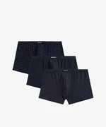 Pánské boxerky ATLANTIC 3Pack - tmavě modré