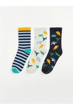 LC Waikiki 3-Pack Boy Patterned Socks