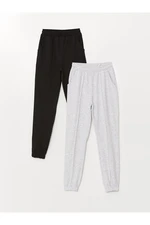 LC Waikiki LCW Elastic Waist Girls Jogger Tracksuit Bottoms 2-Pack