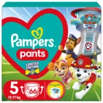 PAMPERS Active Baby Pants Paw Patrol Kalhotkové plenky vel. 5, 12-17 kg, 66 ks