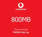 Vodafone 800 MB Data Mobile Top-up GH