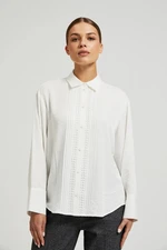 Women's elegant shirt MOODO - white