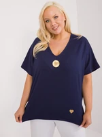 Blouse-FA-BZ-9178.30-navy blue