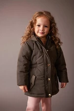 DEFACTO Baby Girl Hooded Waterproof Coat