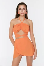 Trendyol Orange Tie Beach Bottom-Top Team