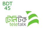 Teletalk 45 BDT Mobile Top-up BD