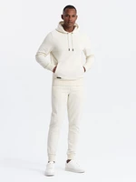 Ombre BASIC men's cotton tracksuit set kangaroo sweatshirt + joggers