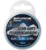 Savage gear fluorocarbon semi soft seabass clear 30 m - 0,32 mm 5,51 kg