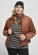 Women's corduroy jacket made of caramel