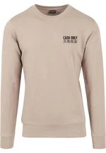 Cash only Crewneck darksand