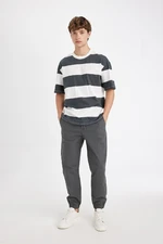 DEFACTO Jogger Pants with Elastic Waistband and Tie