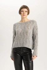 DEFACTO Relax Fit Crew Neck Knitwear Sweater