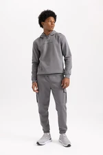 DEFACTO Fit Standard Fit Cargo Pocket Jogger Sweatpants