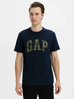 GAP Logo v-ss camo arch tee Triko Modrá