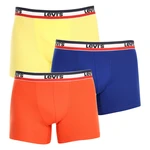 3PACK pánské boxerky Levis vícebarevné