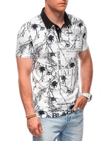 Edoti Printed Men's Polo Shirt