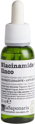 LASAPONARIA Sérum na tvár - niacínamid (vitamín B3) + zinok 30 ml