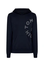 Tommy Hilfiger Mikina - ROUNDALL GRAPHIC HOODY čierna