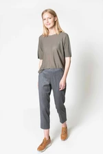 Deni Cler Milano Woman's Trousers W-Dc-5217-0B-1B-90-1