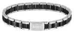 Hugo Boss Štýlový bicolor náramok pre mužov Metal Links Essentials 1580665