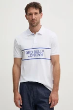 Polo tričko Red Bull Racing x Pepe Jeans bílá barva, s potiskem, RM540004