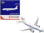 Airbus A320neo Commercial Aircraft "Air China" White with Blue Stripes 1/400 Diecast Model Airplane by GeminiJets