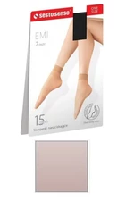Sesto Senso Emi 15 DEN Ponožky Univerzální fumo/odstín šedé