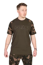 Fox tričko khaki camo outline t-shirt - m