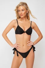 Trendyol Black Tied Regular Bikini Bottom