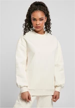 Dámské organické oversized Crew whitesand