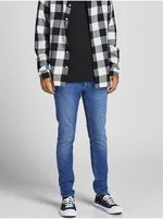 Modré slim fit rifle Jack & Jones Liam