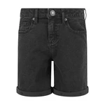 Dívčí kraťasy Organic Stretch Denim 5 Pocket - černé