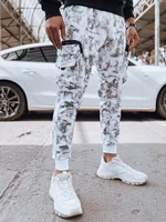 Men's White Cargo Pants Dstreet