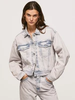 Pepe Jeans Turner Rose Bunda Bílá