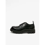 Black men's shiny low shoes Diesel