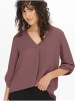 Dark pink women's blouse JDY Divya - Women