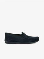 Black Men's Suede Loafers Geox Ascanio