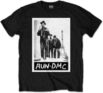 Run DMC Tričko Paris Photo Unisex Black 2XL