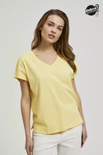 Women's T-shirt MOODO - yellow