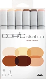 Copic Sketch Wkład do pióra Skin Tones 6 szt