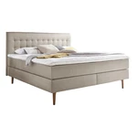 Beżowe łóżko boxspring 180x200 cm Massello – Meise Möbel