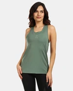 Women's sports tank top Kilpi LANCA-W Khaki