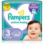 Pampers Active Baby Size 3 jednorazové plienky 6-11 kg 66 ks