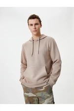 Koton Hooded Sweatshirt Kangaroo Pocket Detailed Long Sleeve